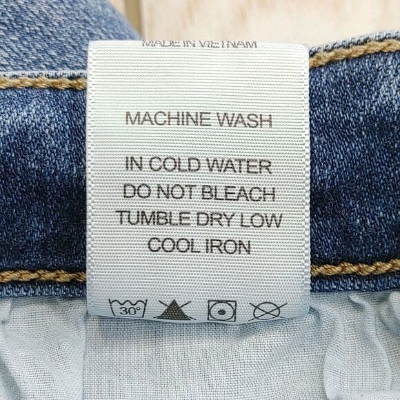 Judy Blue Boyfriend Fit Jeans Splatter Distressed Stretch Women’s Size 3/26 - Picture 15 of 16